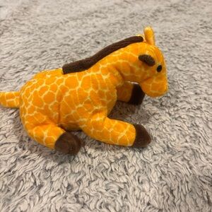 Ty Beanie Baby Twigs Giraffe Plush Small Orange Yellow Excellent 1995 Vintage